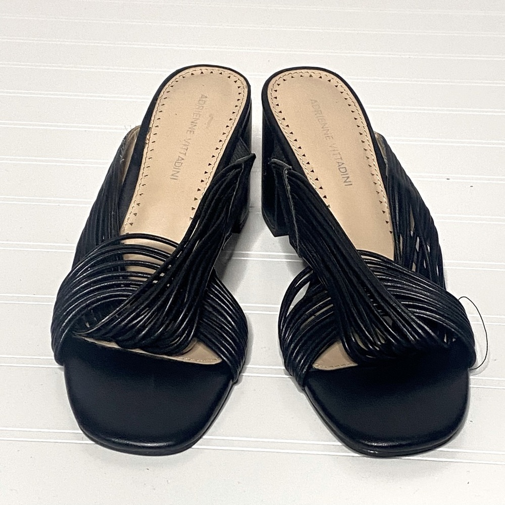 Adrienne Vittadini Annalee Block Heel Sandals • 8M